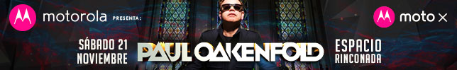 Concierto de Paul Oakenfold en Santiago de Chile, Chile, Sábado, 21 de noviembre de 2015