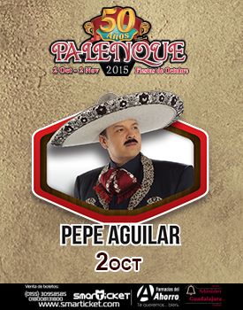 Concierto de Pepe Aguilar en Guadalajara, Jalisco, México, Viernes, 02 de octubre de 2015