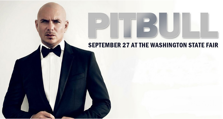 Concierto de Pitbull en Puyallup, Washintong, Estados Unidos, Domingo, 27 de septiembre de 2015