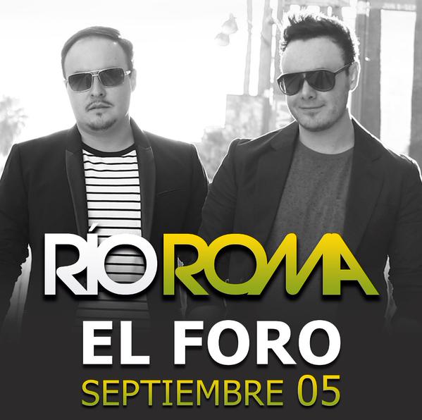 Concierto de Río Roma en Tijuana, México, Sábado, 05 de septiembre de 2015