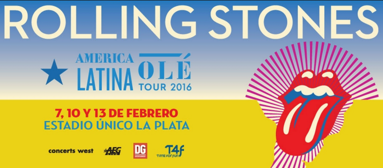 Concierto de The Rolling Stones en La Plata, Argentina, Miércoles, 10 de febrero de 2016
