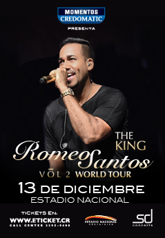Concierto de Romeo Santos en Costa Rica 2015