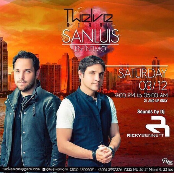 Concierto de SanLuis en Miami, Florida, Estados Unidos, Sábado, 12 de marzo de 2016