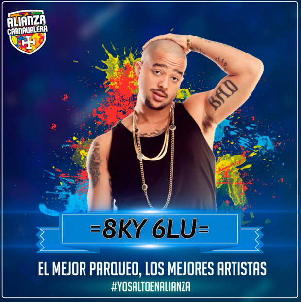 Concierto de Sky Blu en Santa Cruz de la Sierra, Bolivia, Martes, 09 de febrero de 2016