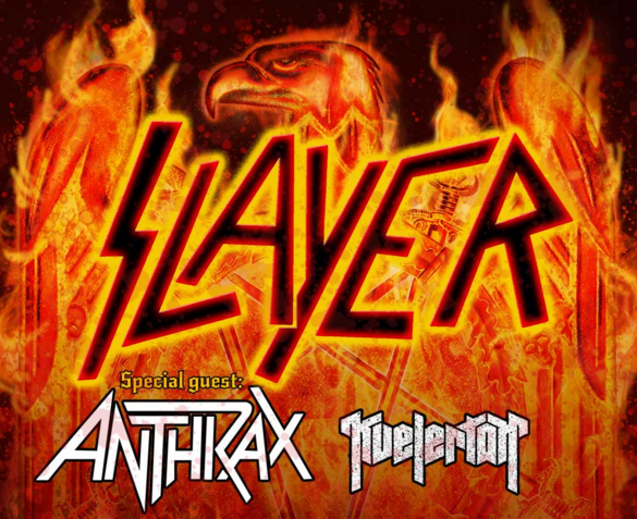 Concierto de Anthrax junto a Slayer en Barcelona 2015