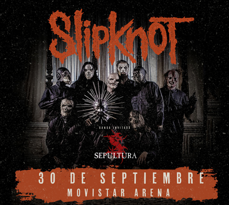 Concierto de Slipknot en Santiago de Chile, Chile, Miércoles, 30 de septiembre de 2015