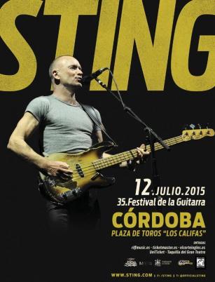 Concierto de Sting en Córdoba, España, Domingo, 12 de julio de 2015