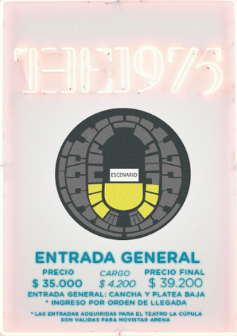Concierto de The 1975 en Santiago de Chile, Chile, Martes, 27 de septiembre de 2016