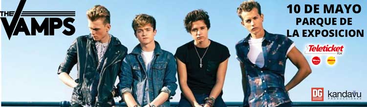 Concierto de The Vamps en Lima, Perú, Martes, 10 de mayo de 2016