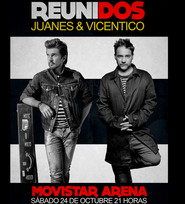 Concierto de Vicentico en Santiago de Chile, Chile, Sábado, 24 de octubre de 2015