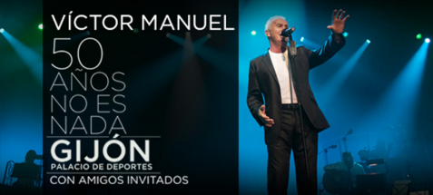Concierto de Víctor Manuel en Gijon, España, Sábado, 04 de junio de 2016