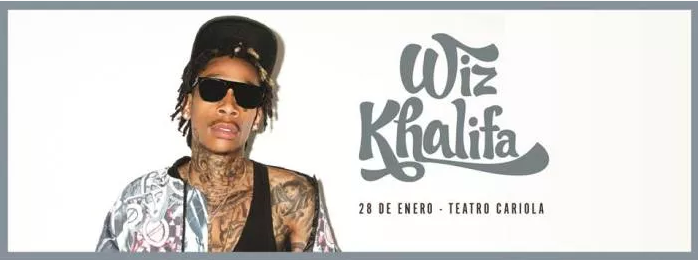 Wiz Khalifa en Santiago de Chile 2016