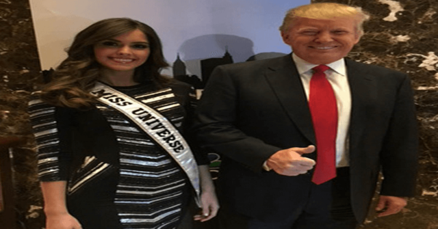 Donald Trump y Paulina Vega