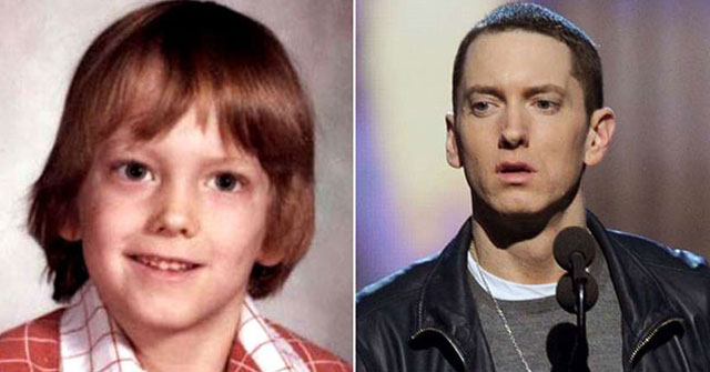 Foto de Eminem cuando era niño