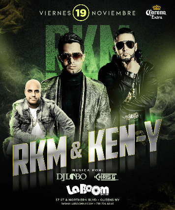 Concierto de RKM y Ken-Y en Queens, Nueva York, Estados Unidos, Viernes, 19 de noviembre de 2021