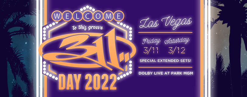 Concierto de 311 en Las Vegas, Nevada, Estados Unidos, Viernes, 11 de marzo de 2022