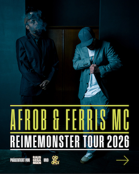 Concierto de Afrob, Reimemonster Tour 2026, en Münster, Alemania, Sábado, 14 de noviembre de 2026
