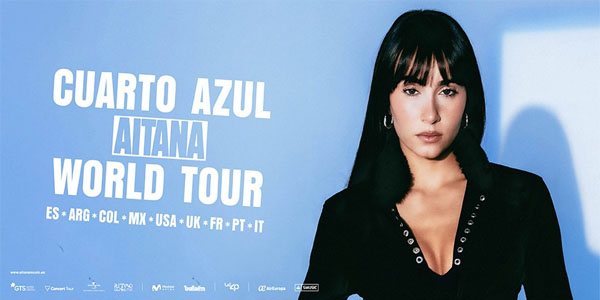 Concierto de Aitana, Cuarto Azul World Tour, en Vancouver, Canadá, Miércoles, 22 de julio de 2026