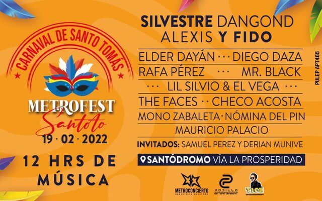 Concierto de Alexis y Fido en Barranquilla, Colombia, Sábado, 19 de febrero de 2022