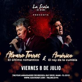 Concierto de Américo en Miami, Florida, Estados Unidos, Viernes, 08 de julio de 2022