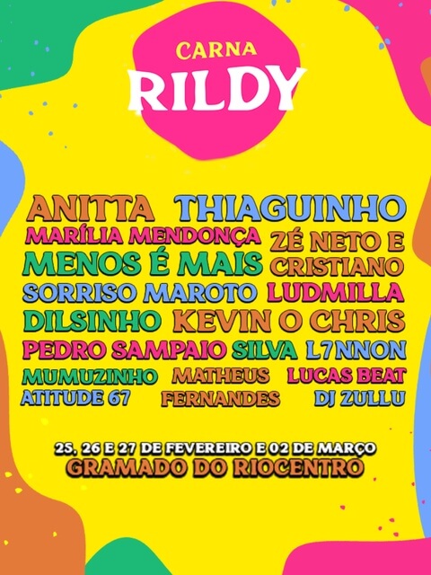 Concierto de Anitta en Rio de Janeiro, Brasil, Viernes, 25 de febrero de 2022