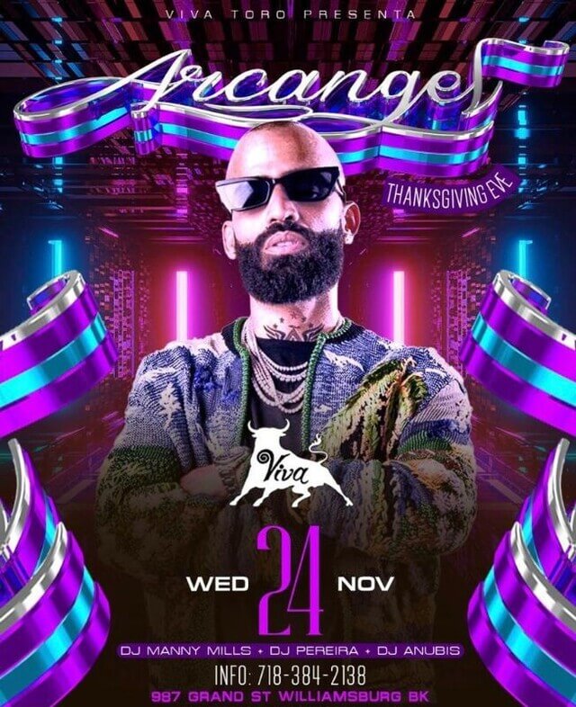 Concierto de Arcangel en Brooklyn, Nueva York, Estados Unidos, Miércoles, 24 de noviembre de 2021