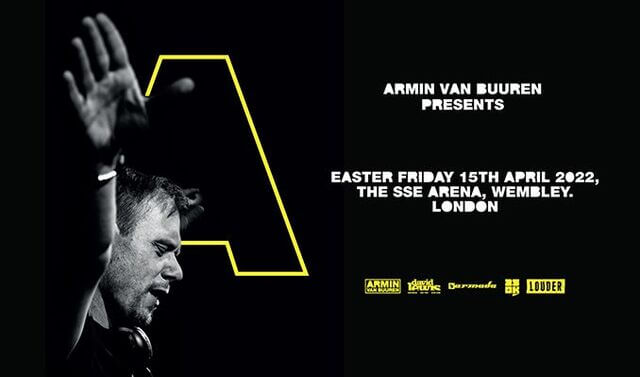Concierto de Armin Van Buuren en Londres, Reino Unido, Viernes, 15 de abril de 2022