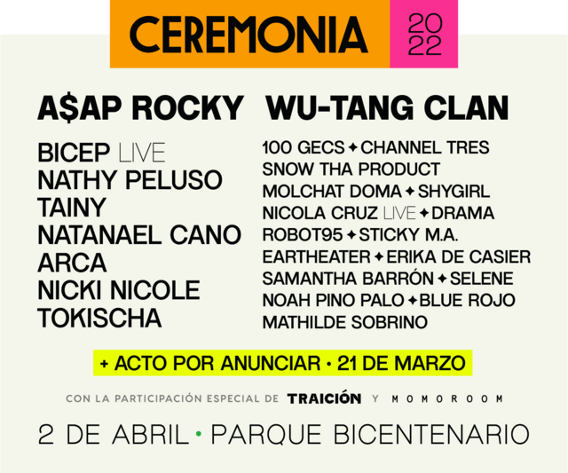 Concierto de Tainy en Ciudad de México, México, Sábado, 02 de abril de 2022