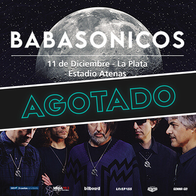 Concierto de Babasónicos en La Plata, Argentina, Sábado, 11 de diciembre de 2021