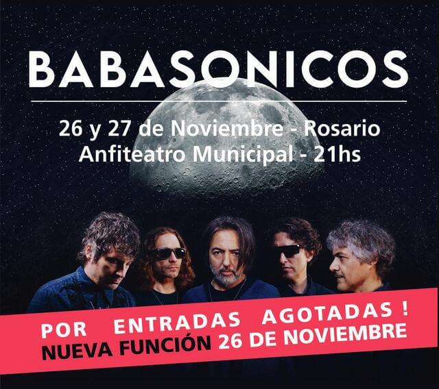Concierto de Babasónicos en Rosario, Argentina, Sábado, 27 de noviembre de 2021