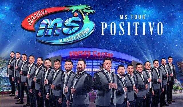 Concierto de Banda MS, Tour Positivo, en Los Ángeles, California, Estados Unidos, Viernes, 18 de febrero de 2022