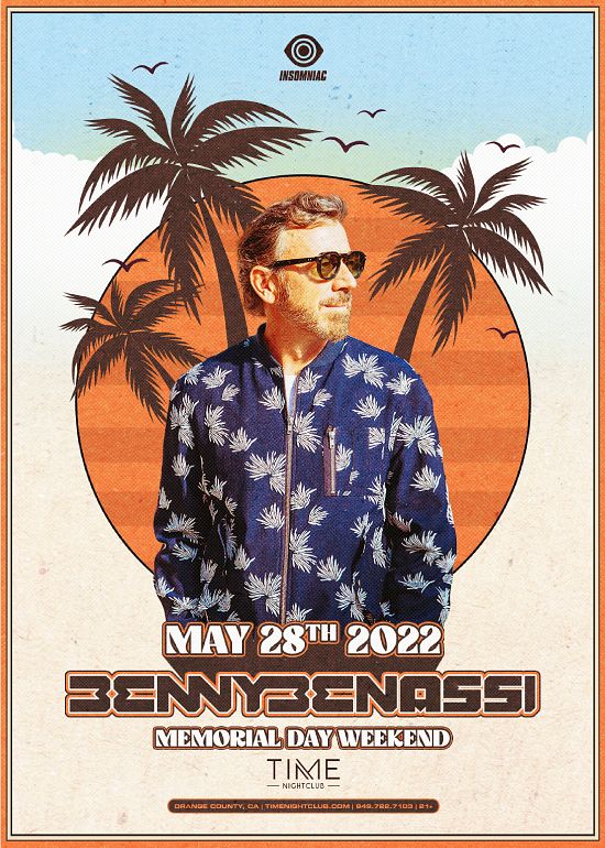 Concierto de Benny Benassi en Costa Mesa, California, Estados Unidos, Sábado, 28 de mayo de 2022