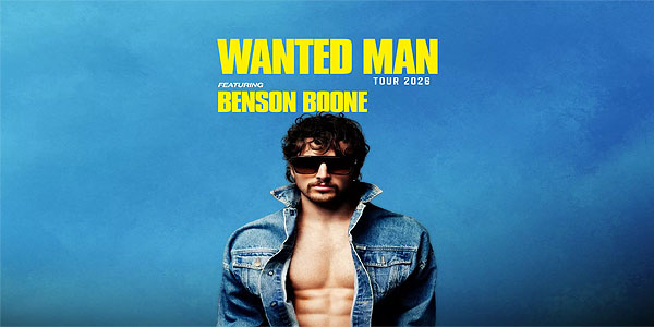 Concierto de Benson Boone, Wanted Man Tour, en Baltimore, Maryland, Estados Unidos, Miércoles, 08 de julio de 2026