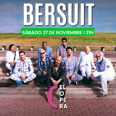 Concierto de Bersuit Vergarabat en La Plata, Argentina, Sábado, 27 de noviembre de 2021