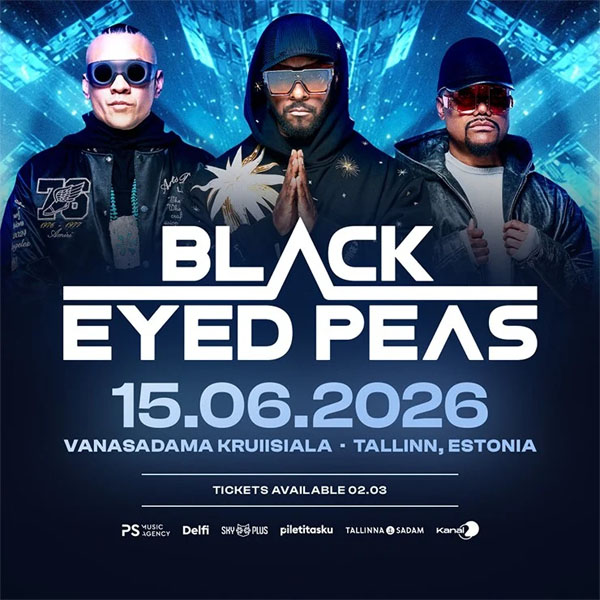 Concierto de Black Eyed Peas en Tallinn, Estonia, Lunes, 15 de junio de 2026
