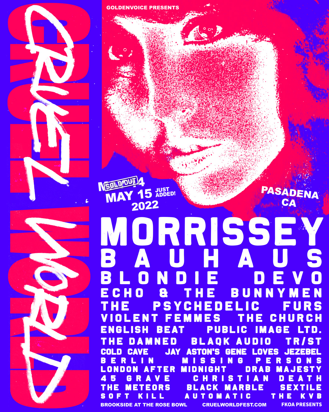 Concierto de Blondie en Pasadena, California, Estados Unidos, Domingo, 15 de mayo de 2022