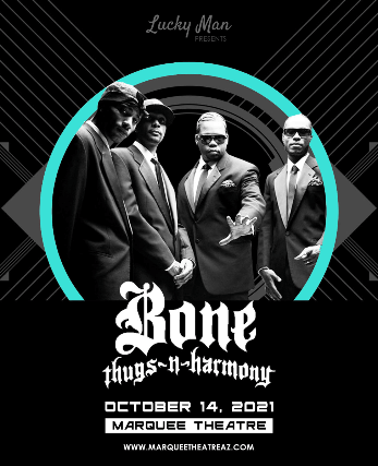 Concierto de Bone Thugs-n-Harmony en Tempe, Arizona, Estados Unidos, Jueves, 14 de octubre de 2021