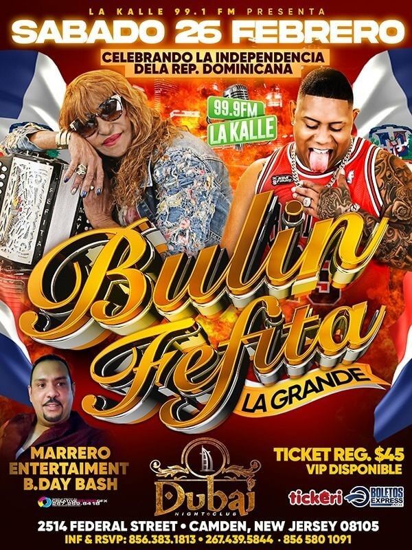 Concierto de Bulin 47 en Camden, Nueva Jersey, Estados Unidos, Sábado, 26 de febrero de 2022