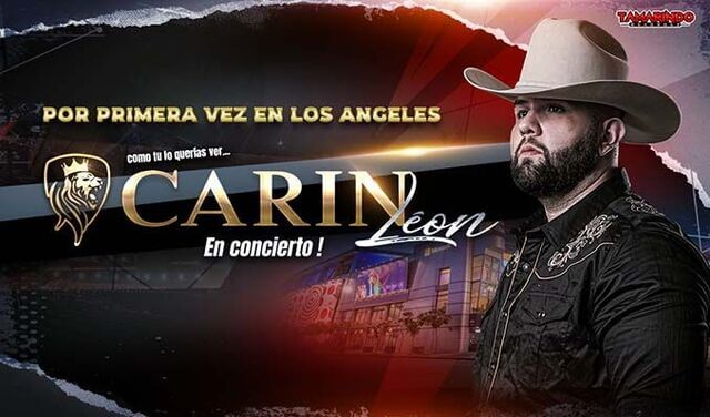 Concierto de Carín León en Los Ángeles, California, Estados Unidos, Viernes, 05 de noviembre de 2021