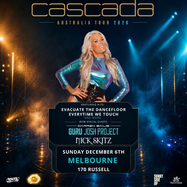 Concierto de Cascada en Melbourne, Australia, Domingo, 06 de diciembre de 2026