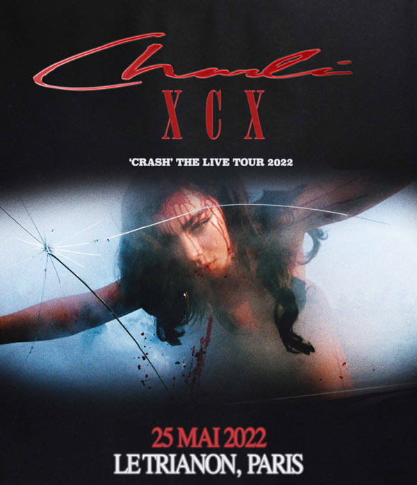 Concierto de Charli XCX, CRASH The Live Tour 2022, en París, Francia, Miércoles, 25 de mayo de 2022