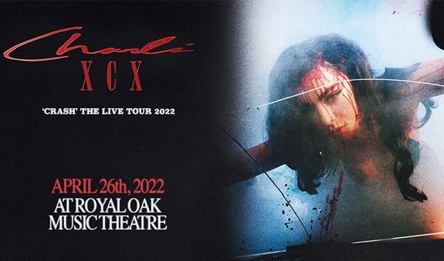 Concierto de Charli XCX, CRASH The Live Tour 2022, en Royal Oak, Míchigan, Estados Unidos, Martes, 26 de abril de 2022