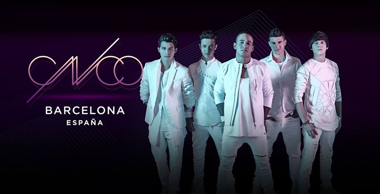 Concierto de CNCO, Más Allá Tour, en Barcelona, Barcelona, España, Martes, 16 de mayo de 2017