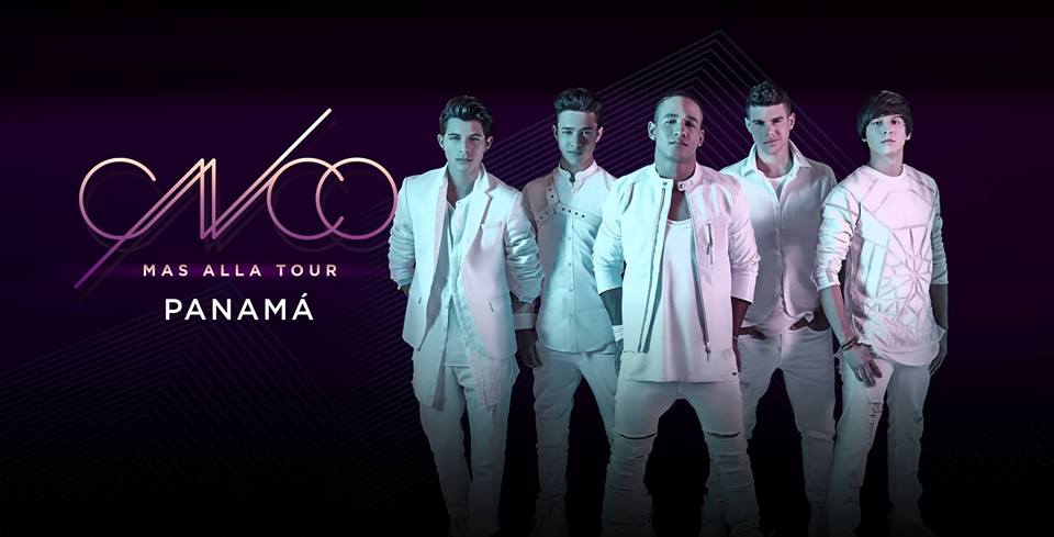 Concierto de CNCO, Más Allá Tour, en Ciudad de Panamá, Panamá, Jueves, 30 de marzo de 2017