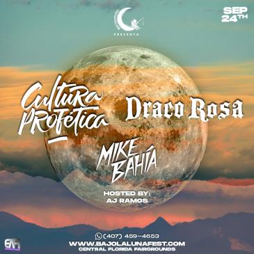 Concierto de Draco Rosa, Bajo La Luna Fest, en Orlando, Florida, Estados Unidos, Sábado, 24 de septiembre de 2022