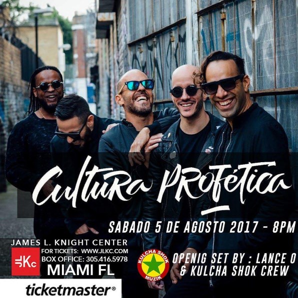 Concierto de Cultura Profética en Miami, Florida, Estados Unidos, Sábado, 05 de agosto de 2017