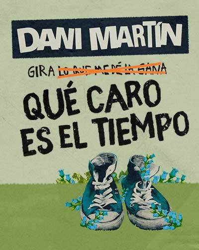 Concierto de Dani Martín, Gira Qué Caro es el Tiempo, en Madrid, España, Sábado, 18 de diciembre de 2021