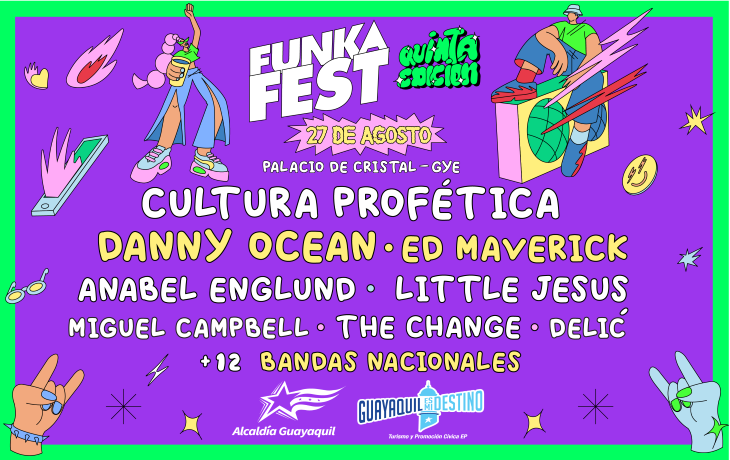 Concierto de Danny Ocean en Guayaquil, Ecuador, Sábado, 27 de agosto de 2022