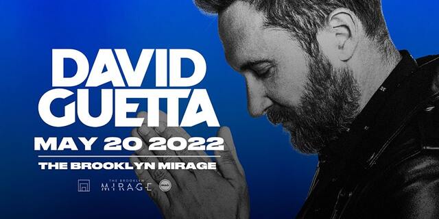 Concierto de David Guetta en Brooklyn, New York, Estados Unidos, Viernes, 20 de mayo de 2022