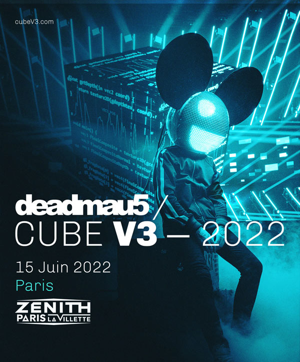 Concierto de Deadmau5 en Paris, Francia, Miércoles, 15 de junio de 2022
